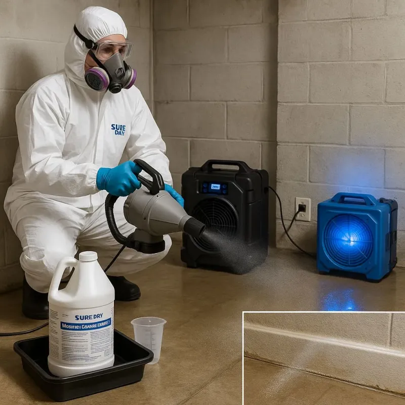 Sanitization and Odor Removal process in Westmont, CA